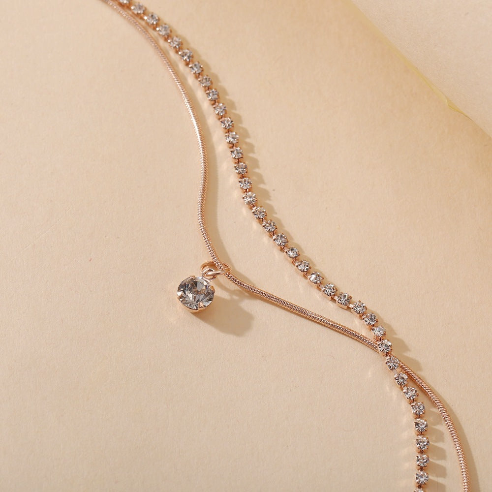 Bohemian Cubic Zirconia Anklet