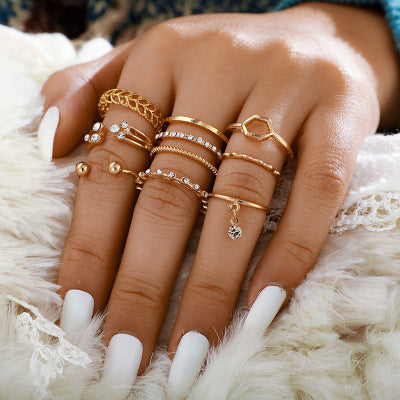 Diamond 8 Ring Set