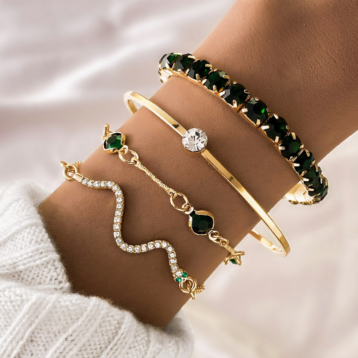 Fashion 4-piece Bracelet Set